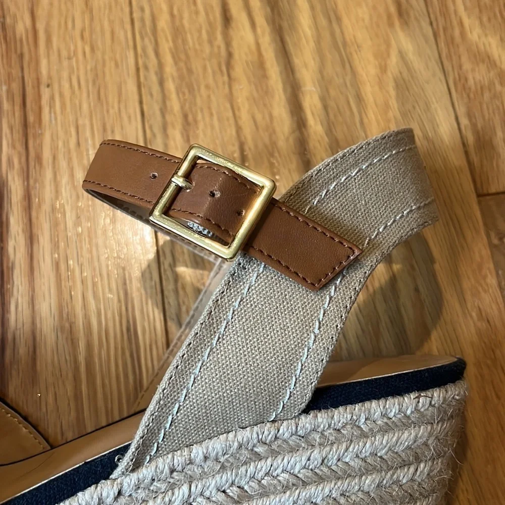 New Tommy Hilfiger Nilsa Ankle Wedge Sandals Sz 9.5